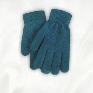 Gants d'hiver épais et chauds, tricot élastique, doigt complet, couleur unie, pour hommes et femmes, gants de vélo de montagne en plein air, mitaines classiques