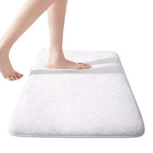 Thickened plain flannel living room carpet, home non-slip absorbent sofa coffee table mat, bedroom cloakroom foot mat