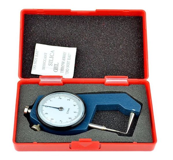 Medidores de espesor de precisión de 0 a 1001mm, calibrador Dental con reloj de Metal, mini herramienta portátil de medición de espesor tester7669756