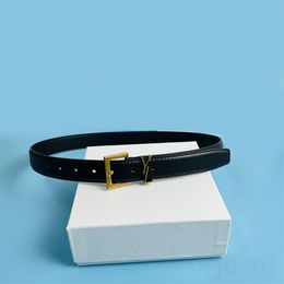 Cinturones de diseñador finos para mujer otoño cinturón simple para mujer letra de cuero genuino hebilla de placa dorada Cinturones De Diseño faja de cuero color hj064 H4