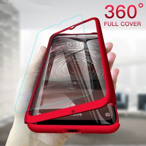 Thin Glass Full 360 Shell Hard Back Phone Cases For Samsung Galaxy S20 A5 A6 A7 A8 A9 J8 J4 J6 Note 20 Plus 2018 A75 Ultra Cover fit on iphone 13