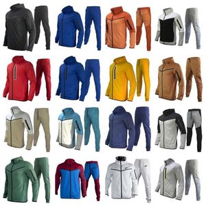 Dunne herenbroek trainingspak uitloper rits hiphop jogger lange broek Bottomx techfleece joggers S-3XL261c