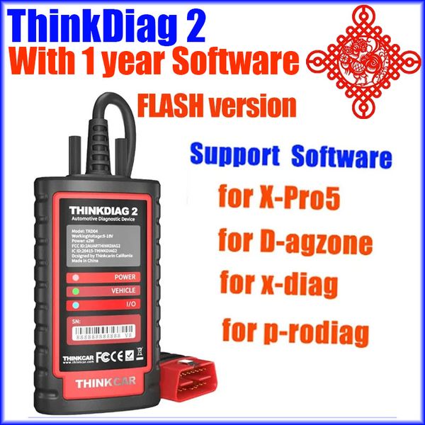 ThinkDiag2 Bluetooth Connector Support Canfd DOIP Protocole Car diagnostic Tool PK DBSCAR5 / DBSCAR VII / GOLO / ThinkDiag Thinkcar Pro