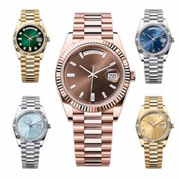 Day Date Watch Diseñador para hombres Mujeres Relojes Daydate de alta calidad Movimiento automático de lujo Hombre de la pulsera Mechanicalhp8r#