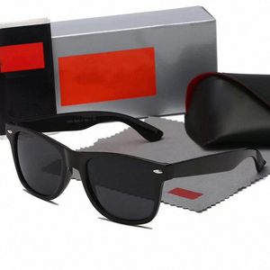 Diseñador Ray Luxurys Bandas polarizadas Gafas de sol Hombres Bens Mujeres Piloto Gafas Gafas de sol Marco Polaroid Lente con caja Raybann