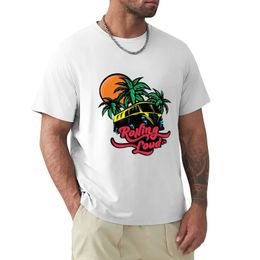 Dit -rolling -loud t -shirt schattige kleding zomer gewoon zwart t shirts mannen 240425