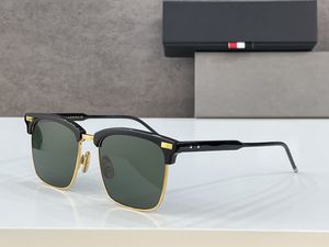 THOM TB711 Gafas de sol clásicas retro para hombre, diseño de moda, gafas para mujer, gafas de diseñador de marca de lujo, gafas de estilo famoso de alta calidad con caja