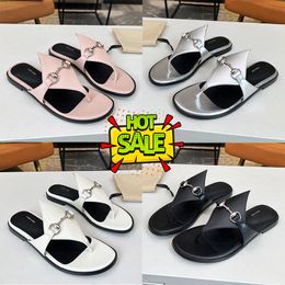 Sandalias de Thong Slides Toblos de caballos de mujeres Sandalias de cuero elegantes para mujeres de calzado de calzado de verano