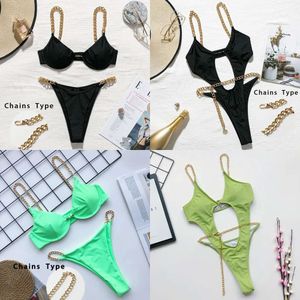 String sexy bikini 2020 push up Swimwear Femmes Bodys High Cut Bodys Uni-pièce MAINEMENT FEMEL