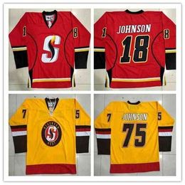 THER 2020 Stockton Heat Hockey Jersey Hockey Jersey Borduurwerk gestikt Personaliseer elk nummer en Naam Jerseys