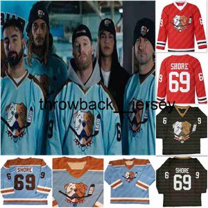 thr 69 Shoresy Movie Jerseys SudBery Blueberry Letterkenny Hockey Jersey Custom elk nummer elke naam