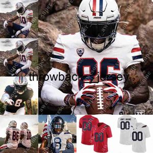 Maillot de football des Wildcats de l'Arizona Grant Gunnell Will Plummer Stanley Berryhill III Gary Brightwell Jamarye Joiner Anthony Pandy Michael Wiley Boobie Curry Wolm