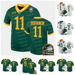 Thr Baylor Bears 2022 Sugar Bowl Champions CFP Jersey 11 Gerry Bohanon 7 Abram Smith 9 Tyquan Thornton 2 Terrel Bernard 45 Bryson Jackson JT