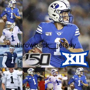 Thr BYU Cougars voetbalshirt Jakob Robinson Uriah Leiataua Isaiah Herron Atunaisa Mahe Hayden Livingston Malik Moore Max Tooley Lorenzo Fauatea Ammon Hannemann