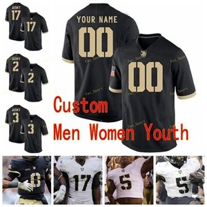 THR Custom Army Black Knights College Football Jerseys 38 Nick Schrage 4 Cam Thomas 40 Andy Davidson 41 Glenn Davis Men Men Women Youth Stitched