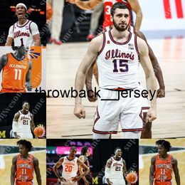 Thr Illinois Vechten Illini Basketball Jersey Terrence Shannon Jr Dain Dainja Coleman Hawkins Sencire Harris Jayden Epps Skyy Clark Matthew Mayer Ayo Dosunmu