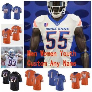 Thr ncaa college jerseys boise state broncos 19 hank bachmeier 21 Andrew Van buren 22 Alexander Mattison 22 Doug Martin Custom Football Stitched