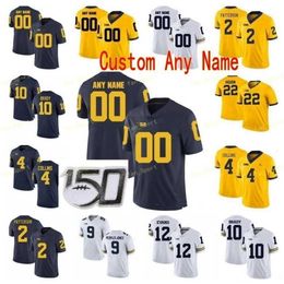 Thr NCAA College Jerseys Michigan Wolverines 9 Donovan Peoples-Jones 84 Sean McKeon 83 Zach Gentry 88 Grant Perry Custom Football Stitched