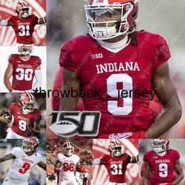 Thr NCAA Indiana Hoosiers Camiseta de fútbol Michael Penix Jr Jack Tuttle Stephen Carr Micah McFadden DJ Matthews Jr Miles Marshall Camron Buckley James Tyrese Fryfogl