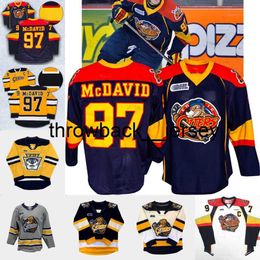 Thr OHL Erie Otters Hockey Jersey Connor McDavid ALEX DeBRINCAT 17 Taylor Raddysh DYLAN STROME TRAVIS DERMOTT Chandails pour jeunes