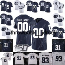 Thr Penn State Nittany voetbalshirt Shane Conlan 94 Cameron Wake 42 Lenny Moore Mike Munchak Steve Wisniewski Lydell Mitchell Bobby Engram