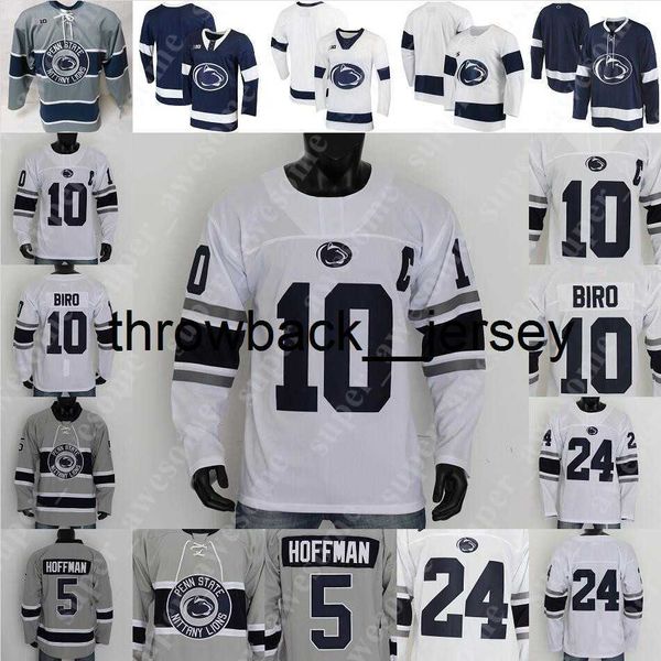 Maillot de hockey Nittany Lions de Penn State Ture Linden Connor McMenamin Kevin Wall Connor MacEachern Ben Schoen Ryan Kirwan Xander Lamppa Paul DeNaples Liam Soulier