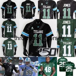 Maillot de football Thr Tulane Green Wave Kevin Henry Dorian Williams Keith Cooper Jr Jha'Quan Jackson Devin Brumfield Shae Wyatt Mason Courtney Lucas Barisas Kai Horton