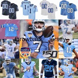 Maillot de football Thr UNC Elijah Green D.J. Jones Josh Henderson Dazz Newsome Garrett Walston Josh Downs Myles Wolfolk Kaimon Rucker Kyler McMichael Ja'Qurious Conley