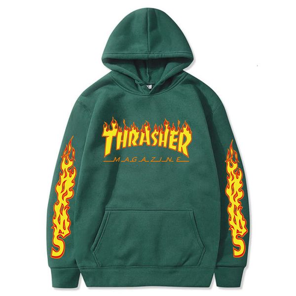 thrasher sweat à capuche Hoodies Sweatshirts Europe et Amérique Thrashs Print Hoodie Men Femmes Street Couples décontractés Hip Hop Pullover SweetShirt Gotc