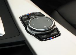 Trois couleurs en fibre de carbone Car Cadre multimédia Sticker décoratif pour BMW x3 X4 X5 X6 F07 F10 F15 F16 F20 F25 F26 F30 F346348991