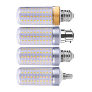 Drie kleuren LED maïs lampen licht SMD2835 E27 B22 E14 LED -lamp 12W 16W 25W 220V 110V 360 Hoek SMD LED -lampen Oemled