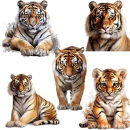 Trois Ratels QD145 Forest King Tiger Tiger puissant Animal Sticker Room Art Wall Wall