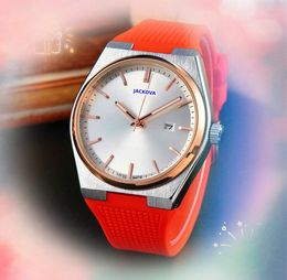 Trois stiches simples cadr les montres de quartz Date automatique Date de caoutchouc coloré Tous le crime Cool imperméable président Fashion Business Wrist.