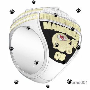 Drie Stenen Ringen Mode Sport Sieraden Superbowl Voetbal Ring Fans Souvenir Amerikaanse Maat 9-12 #