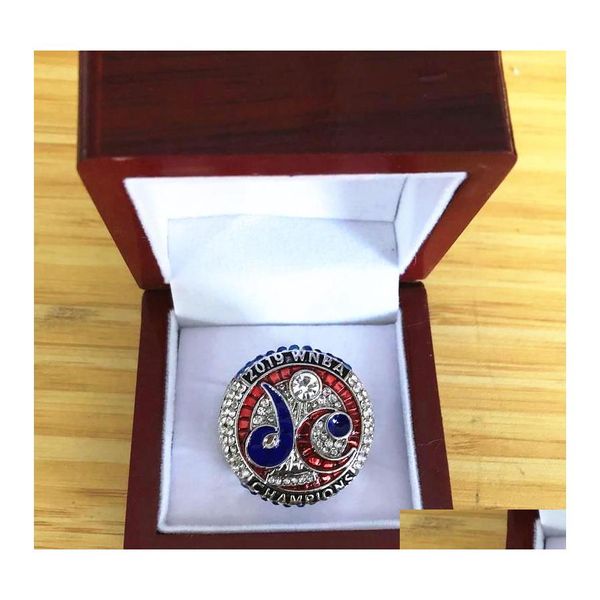 Trois anneaux de pierre pour la vente en gros Washington Mystics W Championship Ring Gifts Fans Us Taille 11 Drop Delivery Jewelry Dhbjt