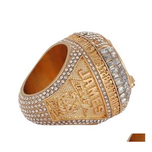 Drie stenen ringen groothandel kampioenschap Lakers top sieraden officiële ring maat 11 voor fans geschenken drop levering dhqou dhqou