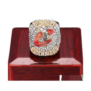 Trois anneaux de pierre en gros la bague de championnat de basket-ball C L E V A N D James Fans taille américaine 814 livraison directe bijoux Dh3Fx