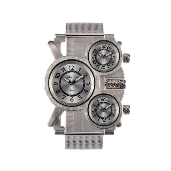 Reloj de pulsera deportivo militar para hombre de cuarzo con pantalla de tres tiempos, reloj de moda de diseño de alta calidad de última tendencia 2018295b
