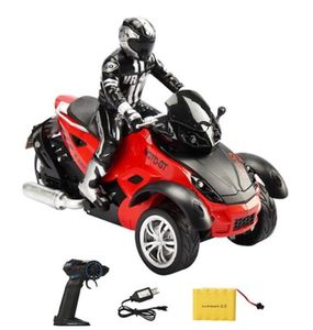 Moto à trois roues tout-terrain, cascades d'escalade, télécommande, dérive rapide, modèle RC Toy8213627