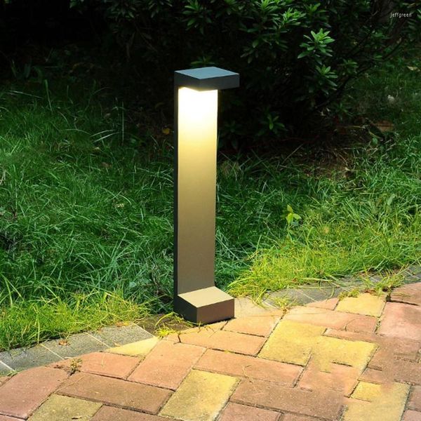 Thrisdar 10W étanche jardin pelouse lumière Villa support poste borne lampe extérieur paysage voie Patio pilier