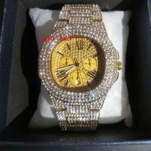 Thriving Gems moissanite horloge luxe vvs1 mannen horloges diamant High-end sieraden maatwerk aangepaste sieraden trouwring
