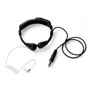 Keel Vibration Mic Oortelefoon Headset NAVO Plug voor Radio CS O7W2