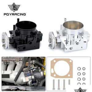 Throttle Body PQY - Nieuw gaskleplichaam voor RSX DC5 Civic SI EP3 K20 K20A 70 mm CNC Intake Performance PQY6951 Drop Delivery 2022 Mobile Dhowm