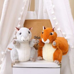 Dobberkussendeken 2-in-1 Hot Selling Noot Wrap pluche speelgoed Holiday Gift Simulation Squirrel
