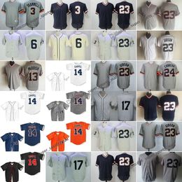 Throwback Baseball Jersey 23 Kirk Gibson 14 Billy Chapel 3 Alan Trammell 1968 6 Al Kaline Beige 13 Lance Parrish 17 Denny McLain 24 Miguel Cabrera 1970 Jersey cousu