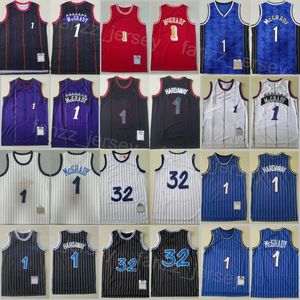 Throwback Basketball Tracy McGrady Retro Jerseys Vintage Penny Hardaway 1 All Stitched Man Atletische Outdoorkleding Sport draagt shirt voor sportfans Shirt Team