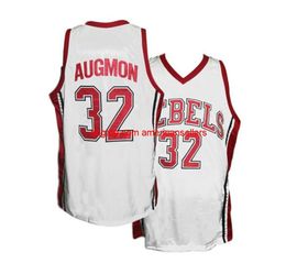 Retour Stacey Augmon # 32 maillot de basket-ball lycée cousu nom personnalisé S-5XL