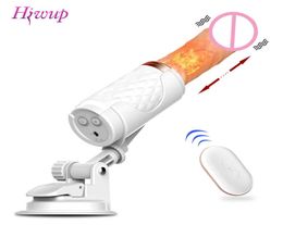 Stak-dildo-vibrator Automatische G-spot met zuignap Seksspeeltje voor vrouwen Volwassen hand-seksplezier Anale vibrator voor orgasme 21063400340