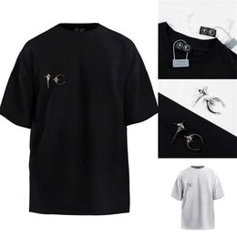 Thug Club S – t-shirt manches courtes unisexe, nouveau Design de Niche d'été avec accessoires Sier, couleur unie, polyvalent, ample, col rond
