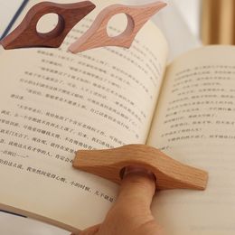 Book Book Support Creative Wood Book Page Holder Pruishige Book Expander Robust Reading Aid Wood School Supply Wholesale
